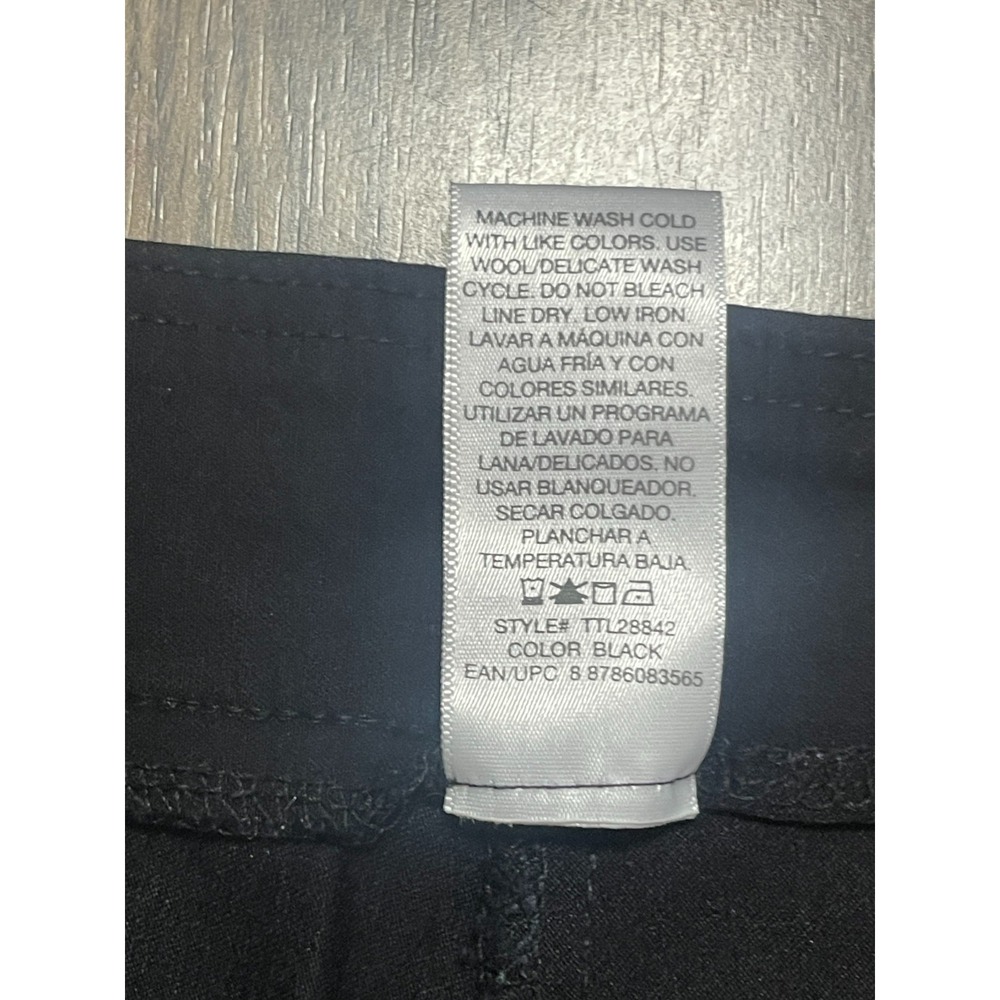 Time and Tru Pants, Women's Plus Size 2XL, Black, Pull On Pants - Picture 4 of 8